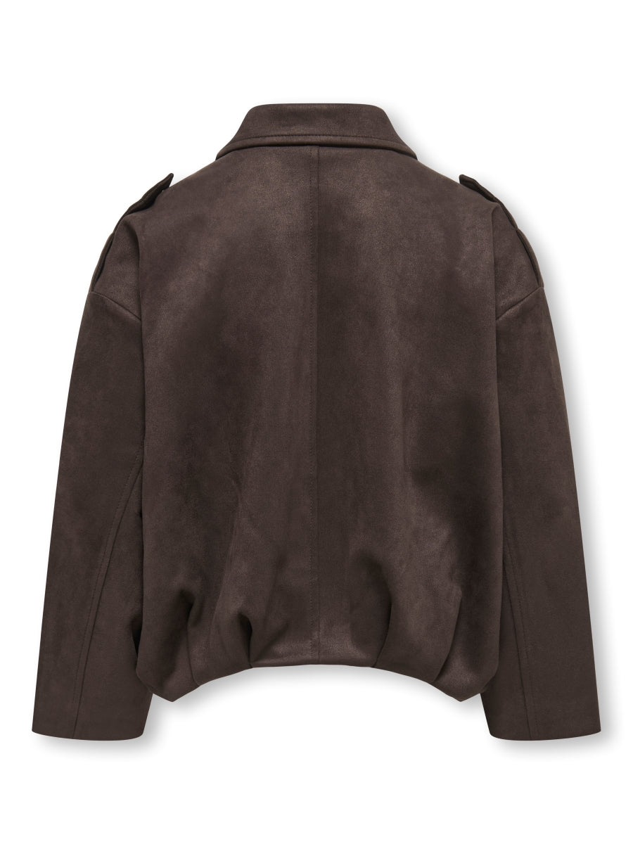 Only Mädchen Jacke Wildlederoptik KOGNIA 15382340