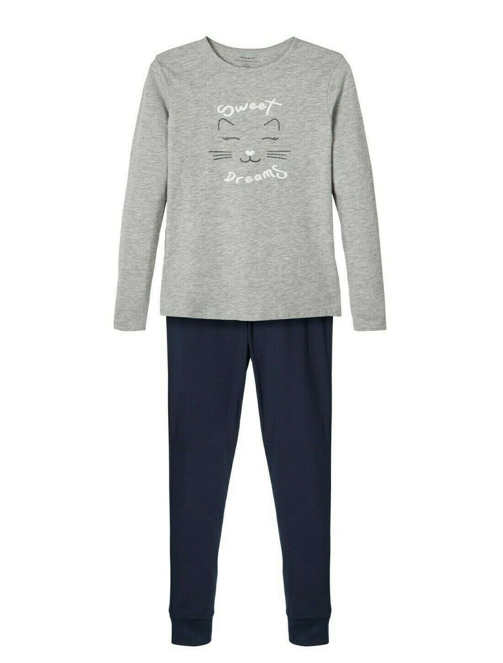 Name it Mädchen Schlafanzug Pyjama Stretch Glitzer NKFNIGHTSET