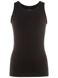 Kinder Sportunterhemd Unterhemd Seamless Tank Top Schwarz weich top